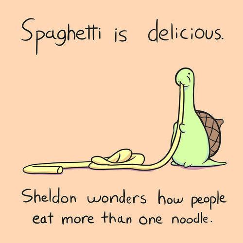 Obrázek spaghetti is delicious