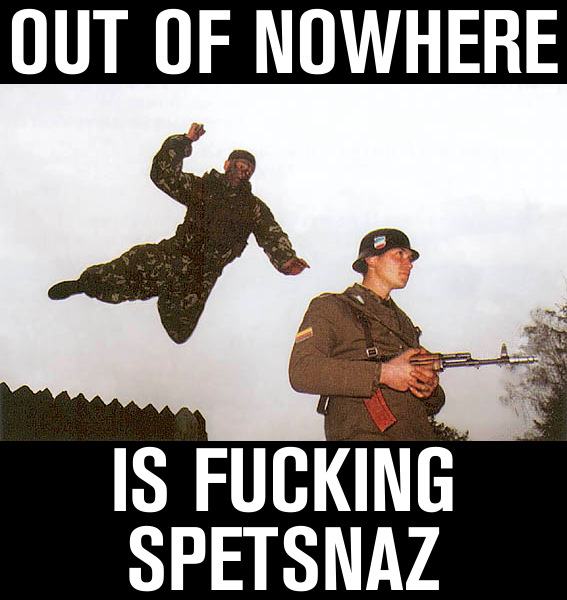 Obrázek spetsnaz out of nowhere