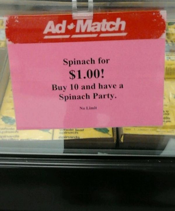 Obrázek spinach party
