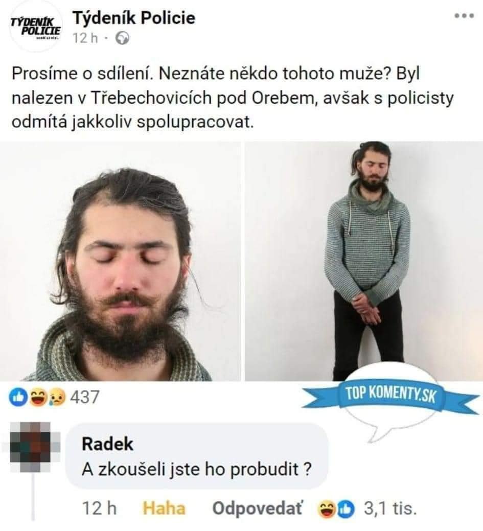 Obrázek spinka nebudit