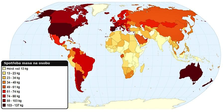 Obrázek spotreba masa