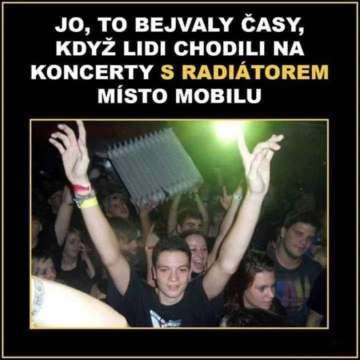 Obrázek stare dobre casy na koncertech