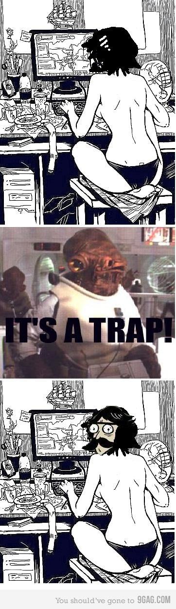 Obrázek stare trap