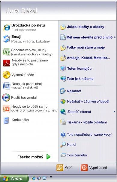 Obrázek start menu pro brnaky