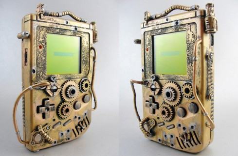 Obrázek steampunk gameboy