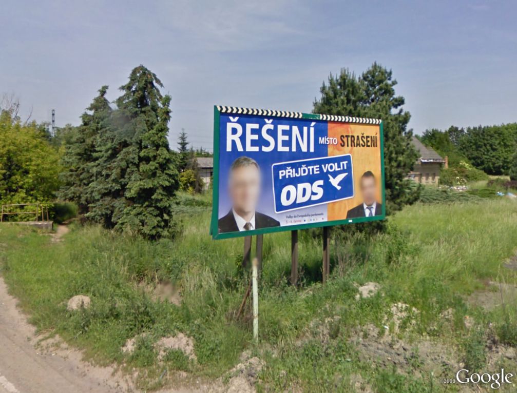 Obrázek streetview maze obliceje