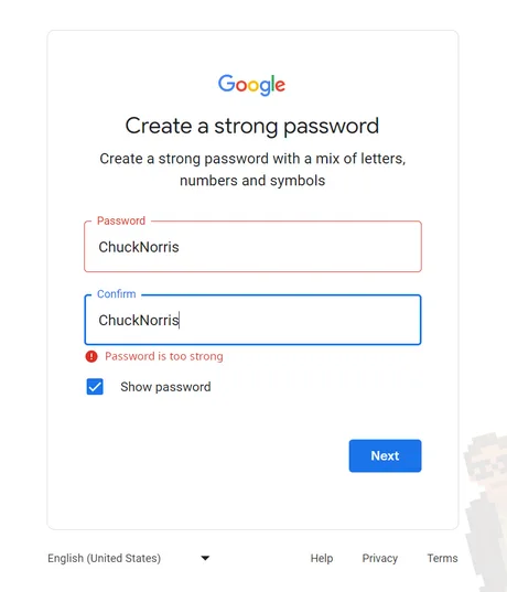 Obrázek strong password