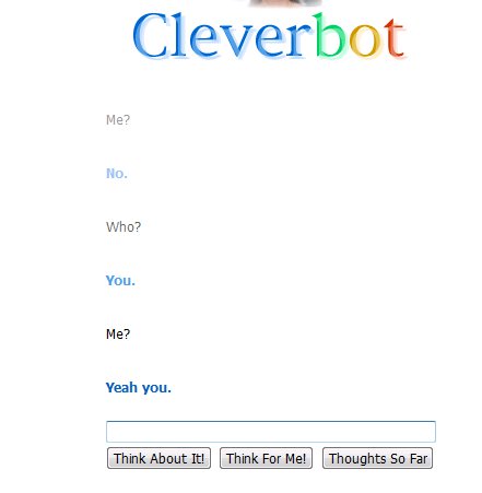 Obrázek stupid cleverbot