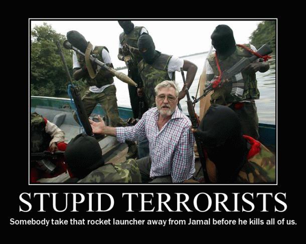 Obrázek stupid terrorist