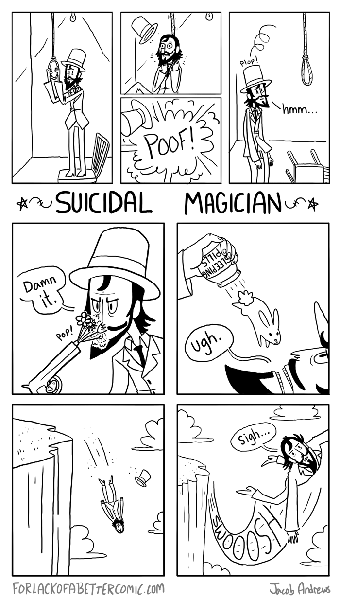 Obrázek suicidal magician