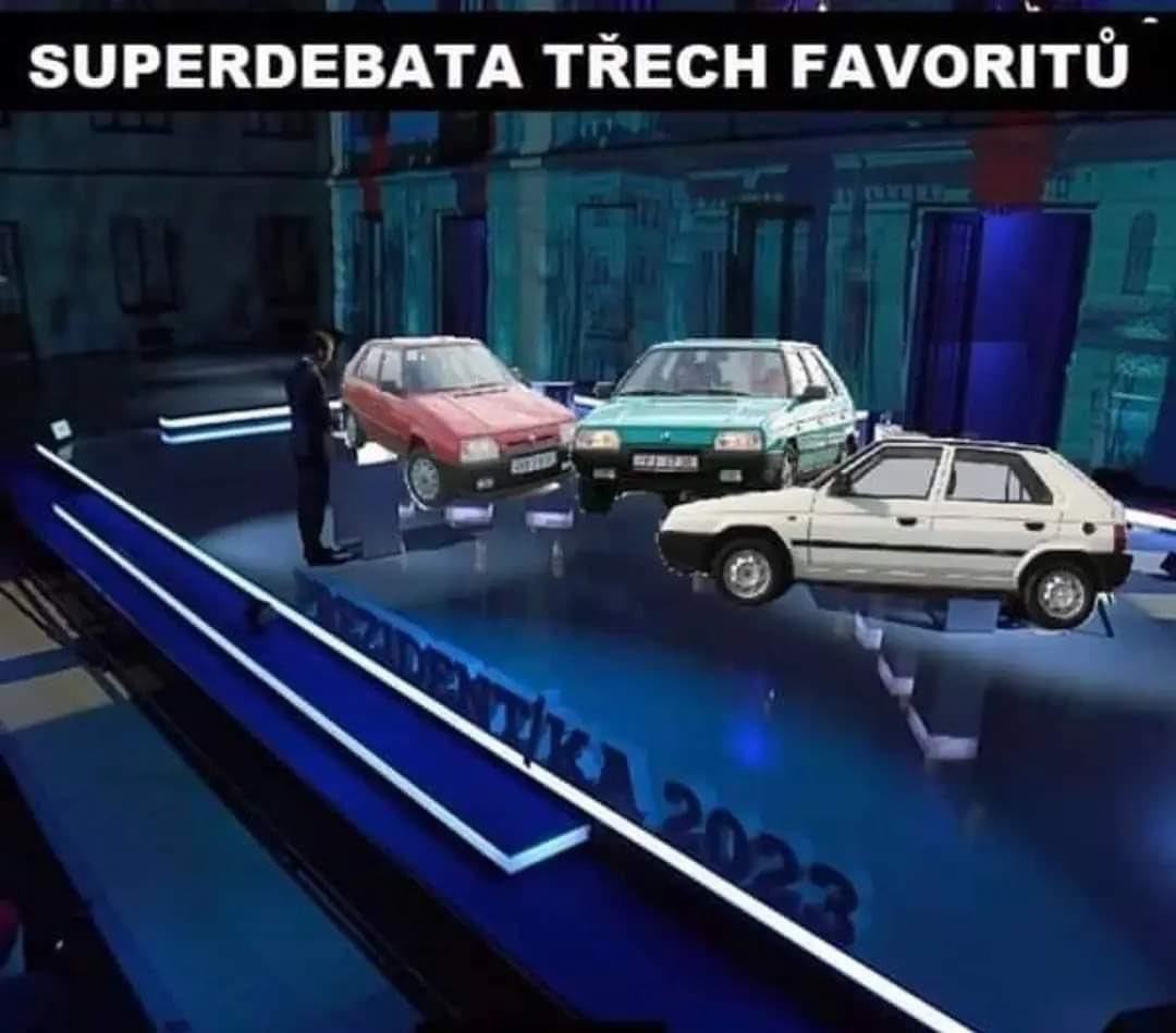 Obrázek superdebata trech favoritu