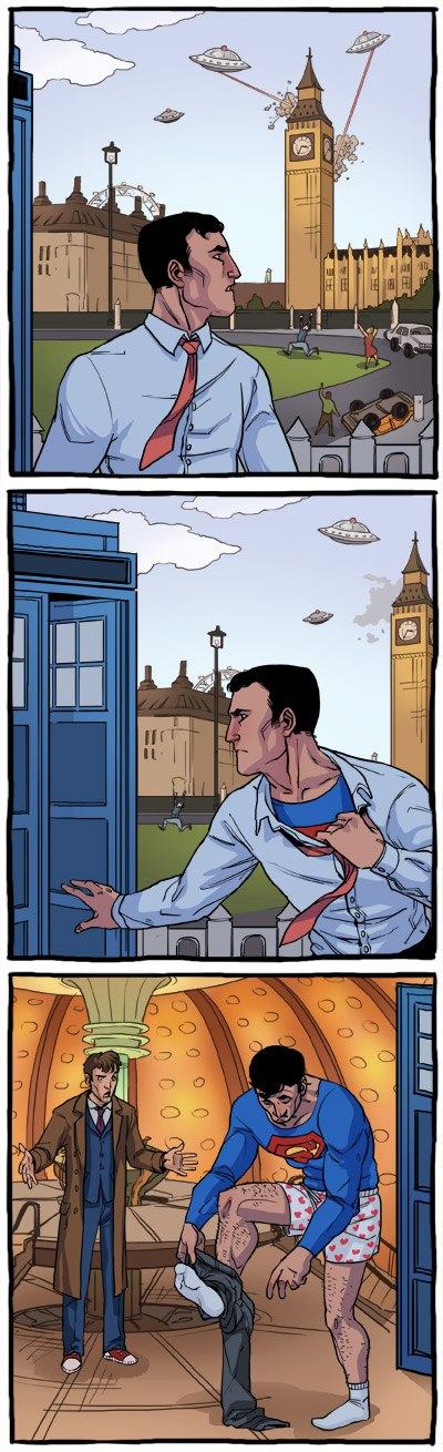 Obrázek superman in england