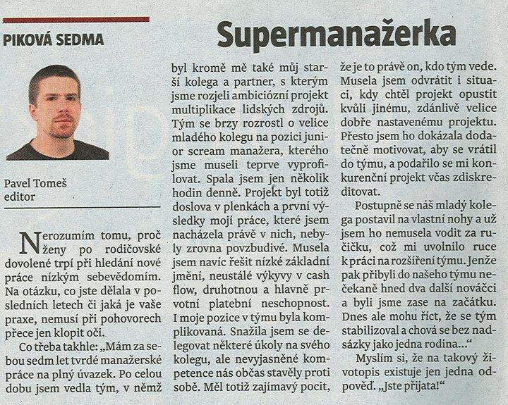 Obrázek supermanazerka