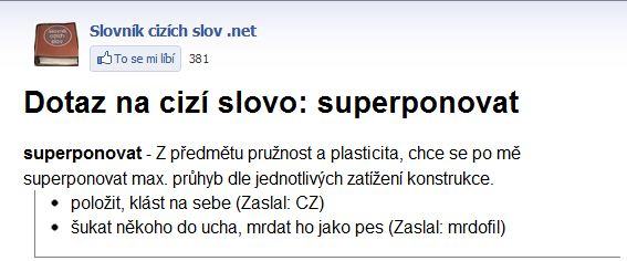 Obrázek superponovat - verohodnost