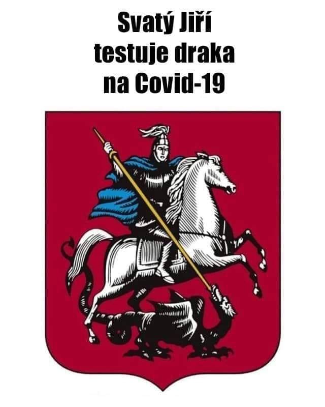 Obrázek svaty jiri testuje na covid19