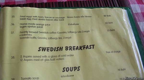 Obrázek swedish breakfast