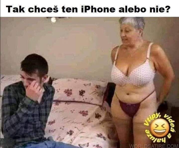 Obrázek tak chces ten iphone nebo ne