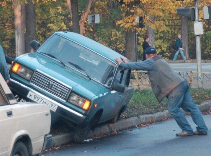 Obrázek tak parkuje borec 3