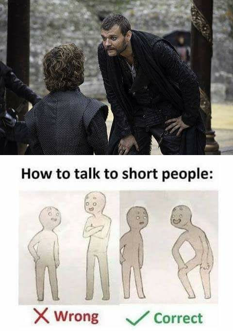Obrázek talk to short people