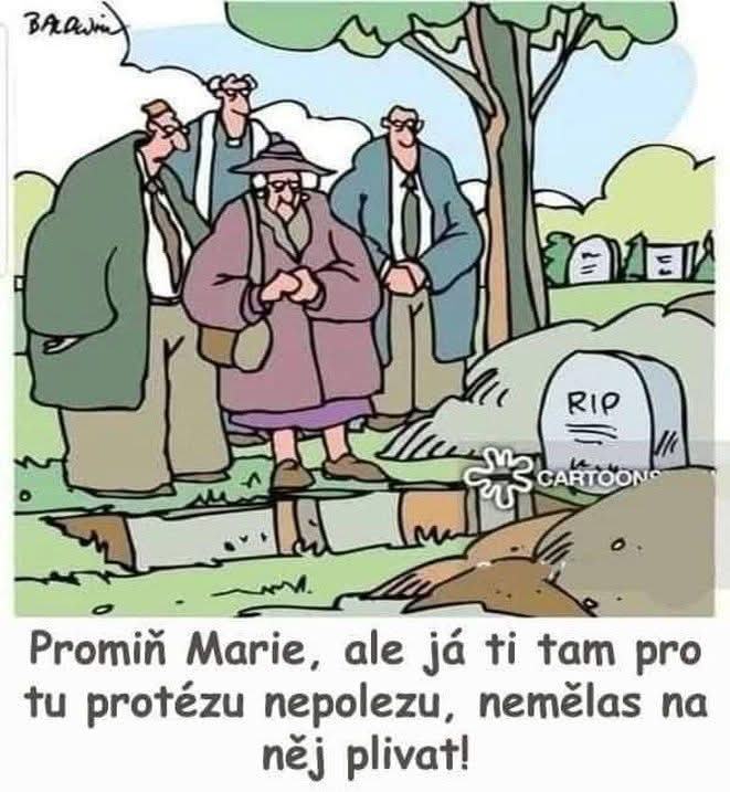 Obrázek tenkrat na hrbitove