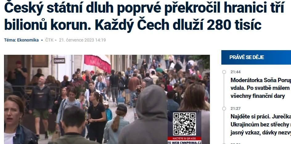 Obrázek tento dluh smaze pouze valka change my mind
