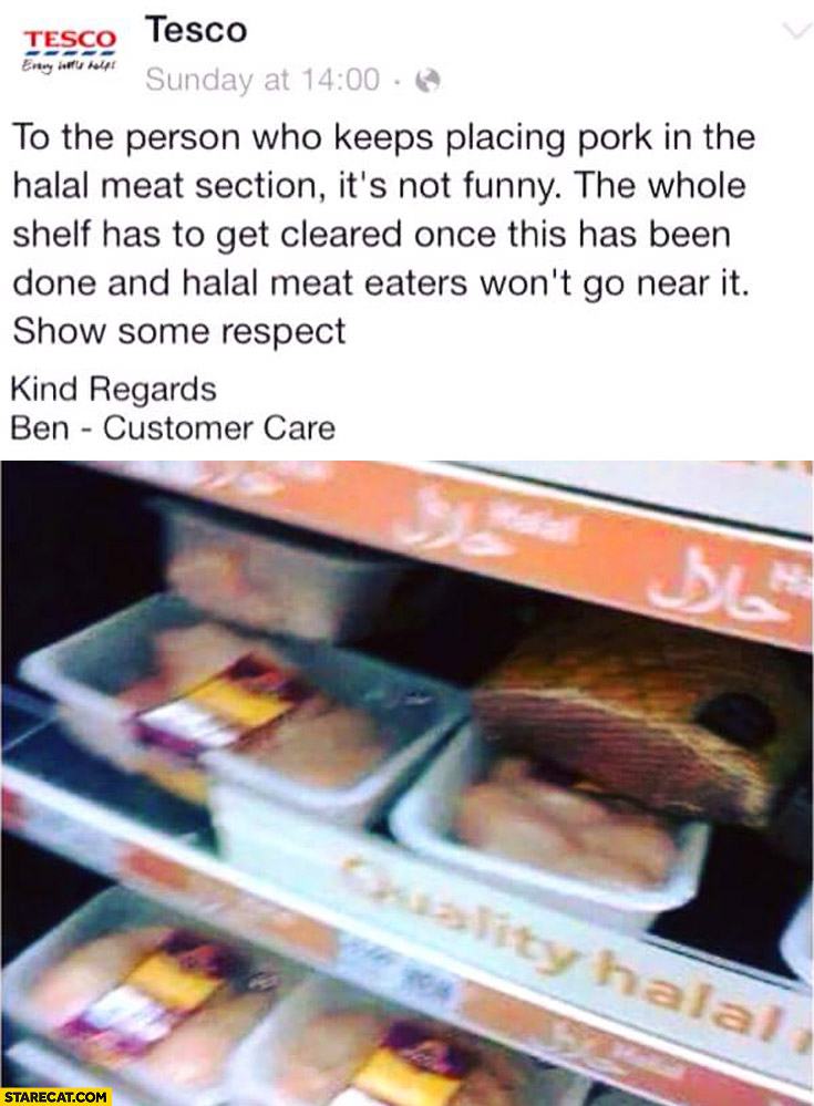 Obrázek tesco tesco kupte si halal