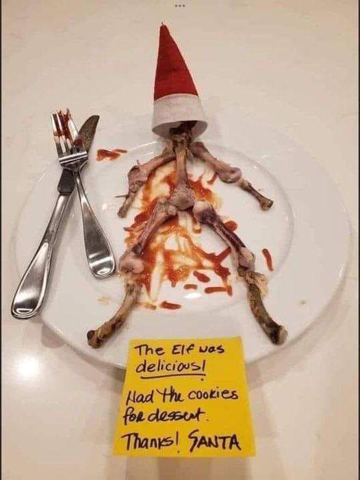 Obrázek the elf was delicious