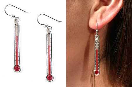Obrázek thermometer-earrings