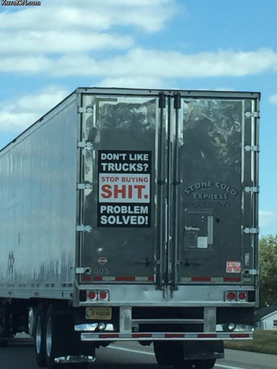Obrázek this truck has a point