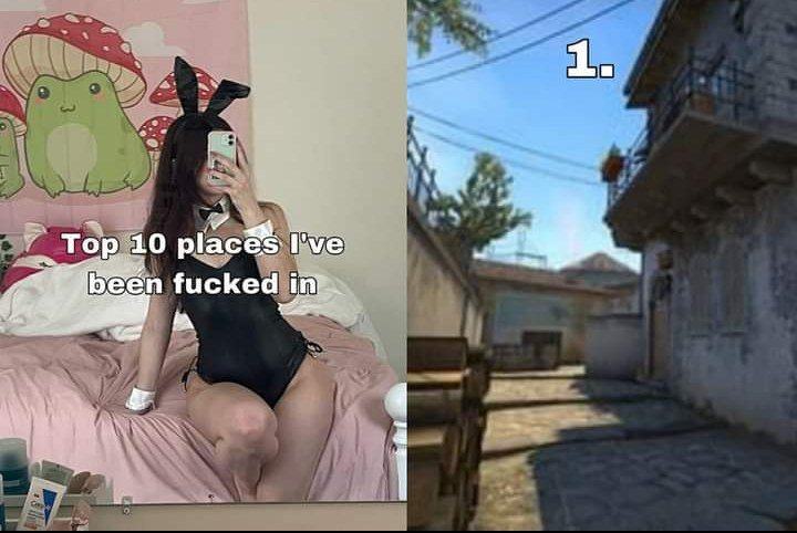 Obrázek top 10 places fuck