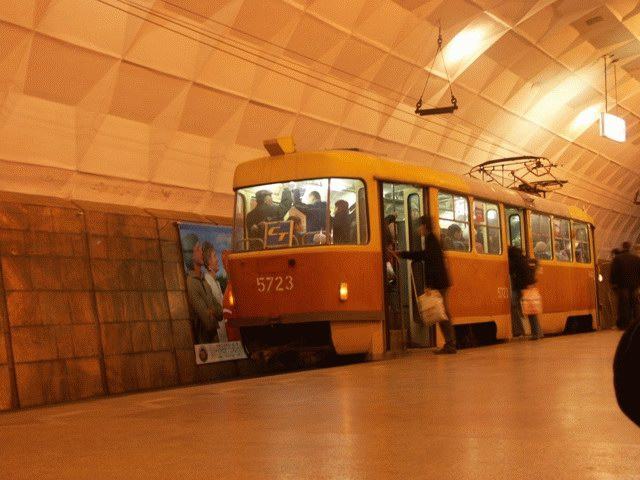 Obrázek tramvaj v metru