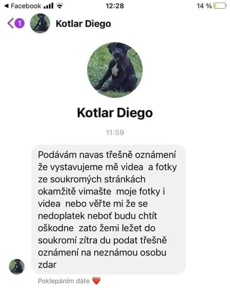 Obrázek tresne oznameni