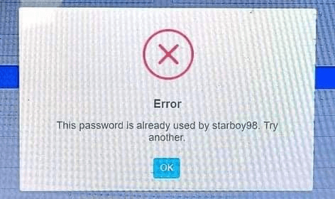 Obrázek try another password
