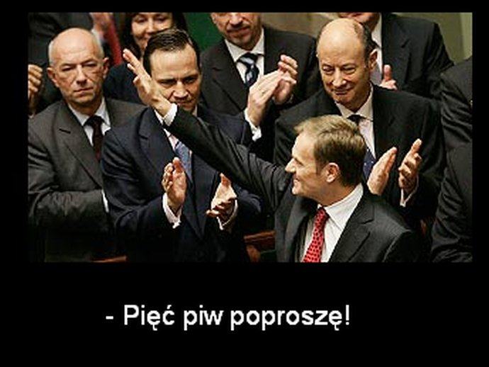 Obrázek tusk piwo