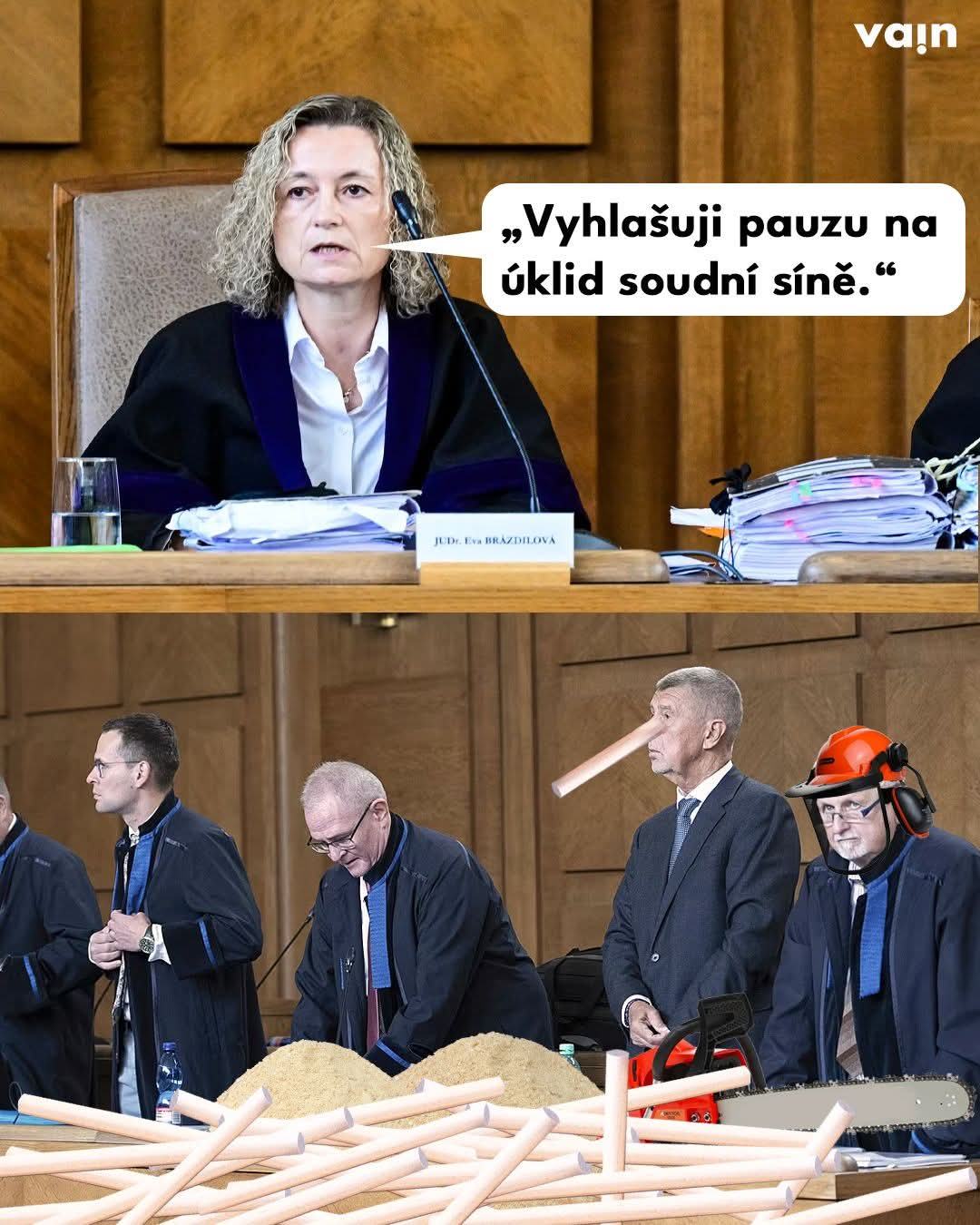 Obrázek uklidnit v soudni sini