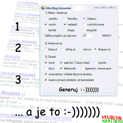Obrázek ultra blog generator