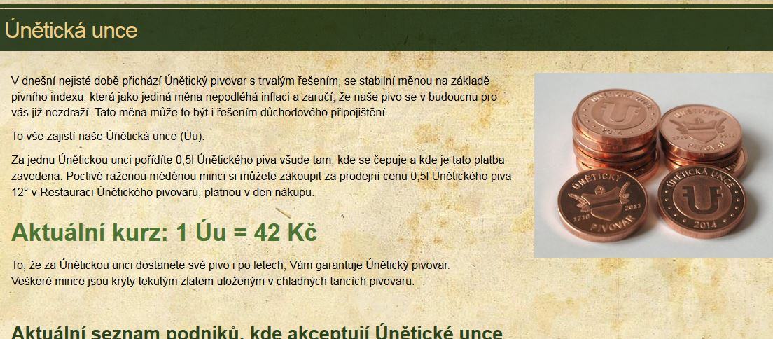 Obrázek uneticka unce neni zadny shitcoin