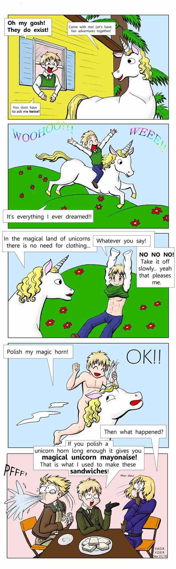 Obrázek unicorn comic