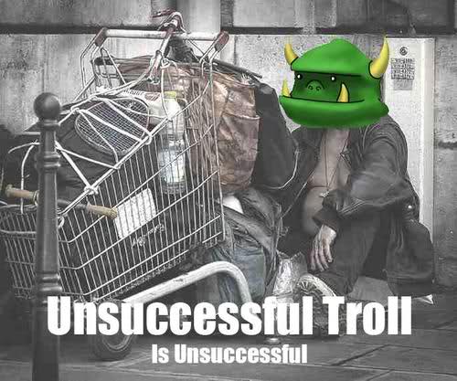 Obrázek unsuccessful troll