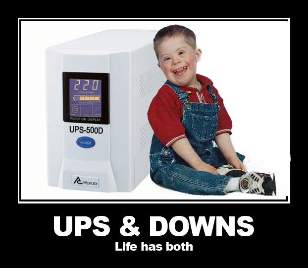 Obrázek ups downs