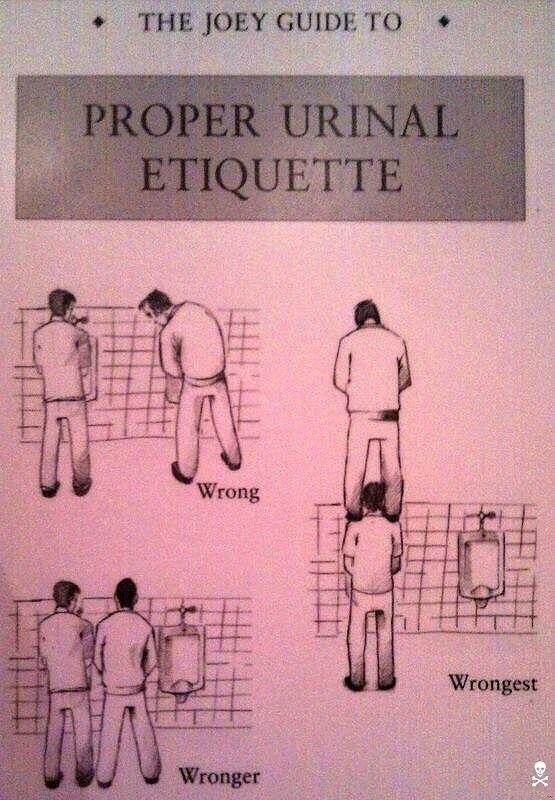 Obrázek urinal etiquette