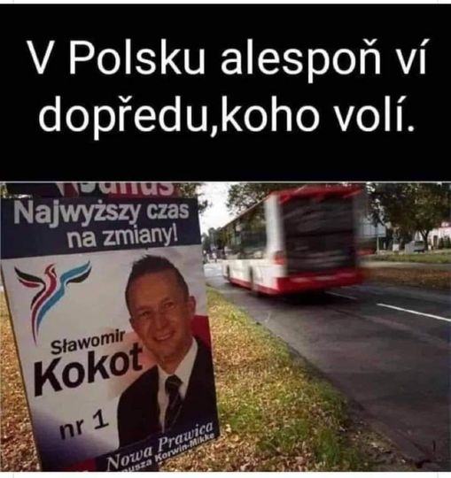 Obrázek v Polsku to vi predem