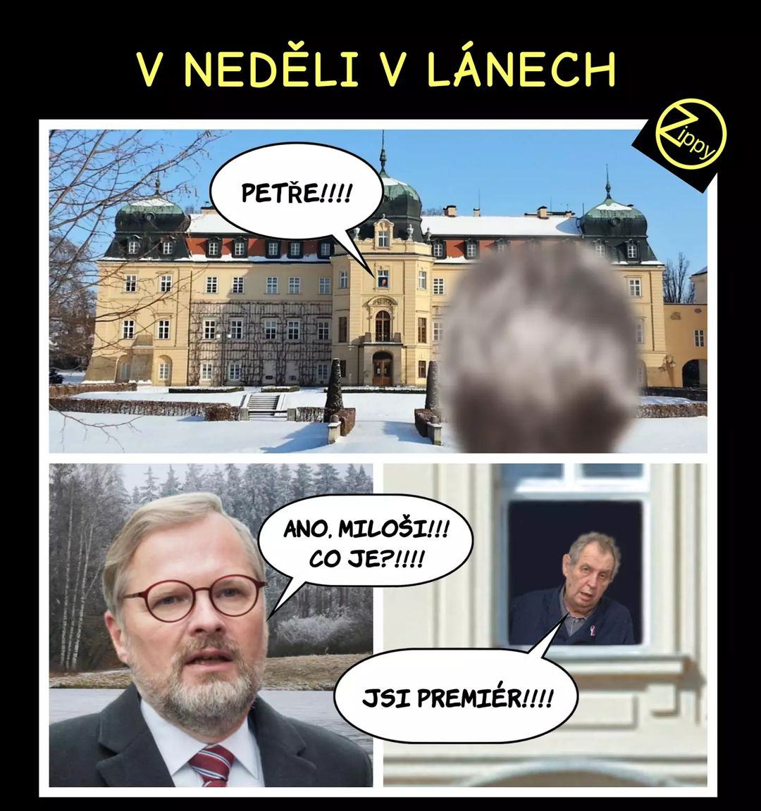 Obrázek v nedeli v lanech