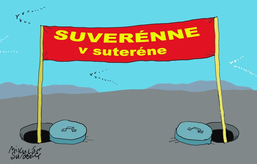 Obrázek v suterene
