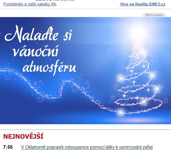 Obrázek vanocni atmosfera
