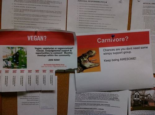 Obrázek vegan x carnivore