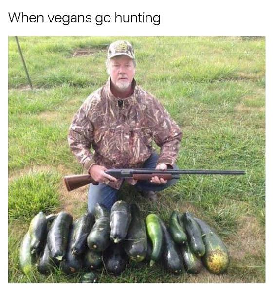 Obrázek vegans - hunting