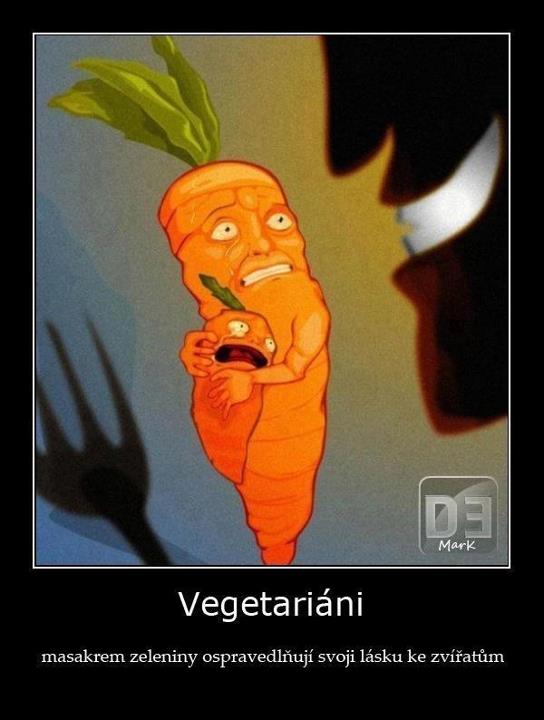 Obrázek vegetariani demotivator