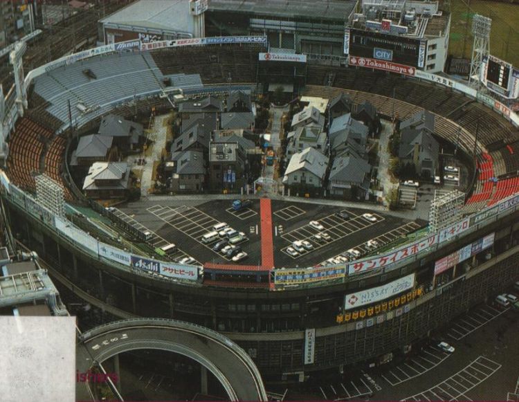 Obrázek vesnice ukryta ve stadionu