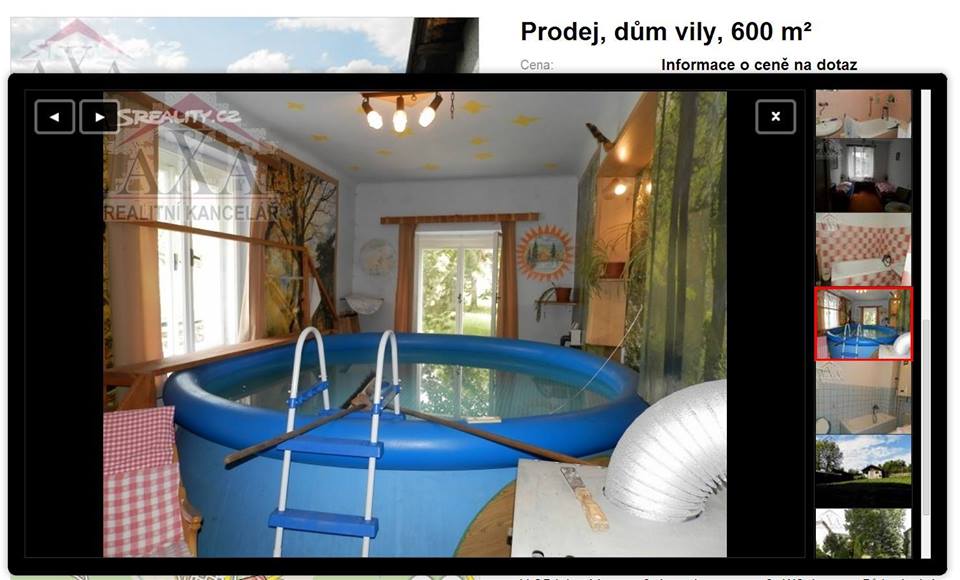 Obrázek vila s bazenem